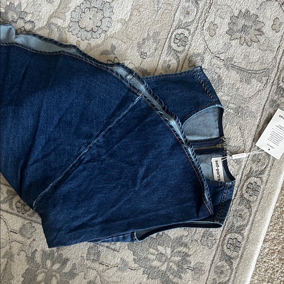 Self-Portrait Blue Denim Dress - Picture 9 of 9